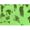 thumbnail image 1 of Ahgly Company Indoor Rectangle Abstract Green Modern Area Rugs, 4' x 6', 1 of 4