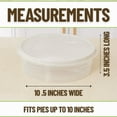 thumbnail image 2 of 2-Pack 10-Inch Airtight Food Storage Container with Lid -   Plastic - Secure & Easy Transport - Dog Toys, 2 of 7