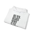 thumbnail image 4 of Big Papa New Dad Fathers Day Hoodie, Gifts, Hooded Sweatshirt, 4 of 4