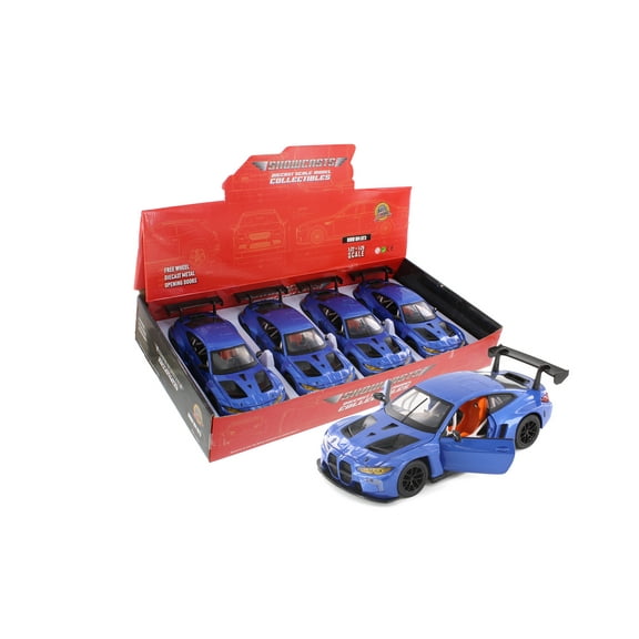 BMW M4 GT3, Blue - Showcasts 68277D - 1/24 Scale Diecast Model Car