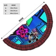 thumbnail image 4 of Lsque Geometry Dash for Christmas Tree Skirt, Merry Christmas Tree Skirt Collar, Xmas Holiday Decoration-30", 4 of 7