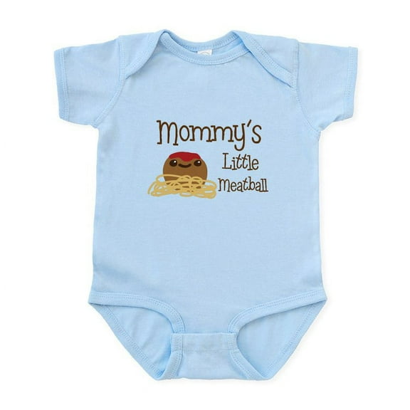 CafePress - Mommy's Little Meatball Body Suit - Baby Light Bodysuit, Size Newborn - 24 Months