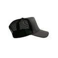 thumbnail image 4 of Top Headwear 12 Pack Dozen Men's Plain Trucker Mesh Cap Blank Hats Black/Dark Grey, 4 of 4