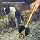 thumbnail image 4 of Recogedor de excrementos para perros y cachorros, con mango largo (amarillo), 4 of 11