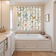 thumbnail image 3 of Wildflowers Kitchen Curtains 84 Inch Length, Spring Flowers Plants Farmhouse Pastoral Grommet Top Bedroom Living Room Curtains, Light Filtering Cafe Curtain Drapes 2 Panels Set 104''x84'', 3 of 9