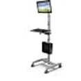 thumbnail image 3 of BALT Beta Sit-Stand Workstation - Chariot (Support de CPU Réglable, base de Chariot, 2 Pôles, Étagère de Clavier, Plaque de Moniteur) - pour PC / PC Équipement, 3 of 4