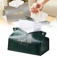 thumbnail image 2 of Simple Pu Leather Tissue Box The Tissue Box Is Designed Reasonably and Suitable for Various Sizes of Tissue Bags. It Can Be Conveniently Placed on The Desktop to The S, Home Textile Storage, 2 of 9
