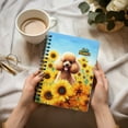 thumbnail image 3 of Poodle Hello Summer Sunshine Sunflowers Spring Retro Vintage Spiral Bound Journal Poodles Dog Lover Gifts Idea 5x7in Spiral Notebook - 00008, 3 of 5