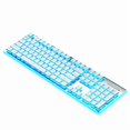 thumbnail image 2 of Wired Mechanical Keyboard LED Silent Keyboard Gaming Keyboard Waterproof Anti-Slide 104 Keys Luminous Keypads B, 2 of 8