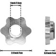 thumbnail image 2 of 4 Pieces Dumbbells, Non-slip 25mm Standard Collars, Screw Fasteners For Barbell Bars, 2 of 3