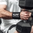 thumbnail image 5 of Tuffwraps 16"" Wrist Straps For Gym - No Thumb Loops - Powerlifting Weightlifting And Bench Press Support - Durable Wrist Straps Gym Accessory For Enhanced Wrist Support, 5 of 5