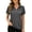 A-Gray, variant on Women's Quick Dry Polos Shirt, Lightweight Breathable Performance Polos, Short Sleeve UPF 50+ Outdoor Golf 1/4 Zip Shirt