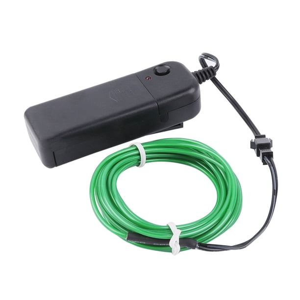 Bearachild Cuerda luminosa flexible resistente al agua con controlador USB Tubo de LED intermitente constante/rápido de 9 pies Iluminación y accesorios verde 15ft Bearachild HA8021-10