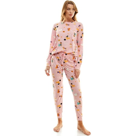 

Jaclyn Women s Raglan Sleep Top and Jogger Set