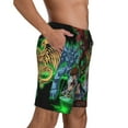 thumbnail image 3 of Yu-Gi-Oh Mens Swim Trunks Quick Dry Board Shorts with Mesh Lining Beach Shorts Swimwear Bathing Suits, 3 of 7
