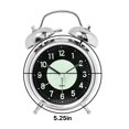 thumbnail image 2 of DESIGNICE 2026 New Super Loud Alarm Clock for Heavy Sleepers Adults, Twin Bell Retro 4" Silent for Bedrooms, Home, Offices, Waking Up, Heavy Sleepers, Morning Routine, 2 of 6