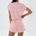 thumbnail image 4 of Levmjia Short Outfits For Women 2 Piece Sets Sleeveless Top & Shorts Set Relaxed Fit Multi-Color Options Casual Yoga Outfit for Home Gym Summer Comfort, 4 of 9