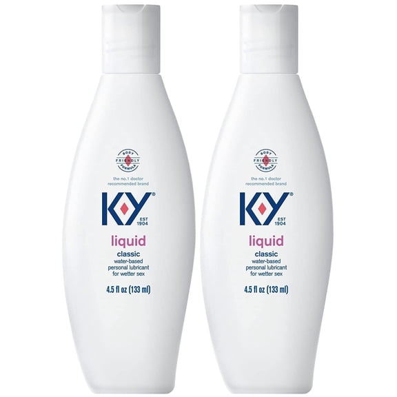 K-Y Liquid Lubricant 4.5 oz (Pack of 2)