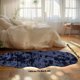 thumbnail image 5 of Alfombra extra grande de dormitorio de 71 pulgadas x 24 pulgadas de terciopelo de felpa | Alfombra antideslizante y suave para corredores largos para baño del salón | Absorbente de agua, lavable, 5 of 9