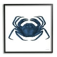 thumbnail image 2 of Stupell Industries Casual Cobalt Blue Fighting Crab Marine Animal Illustration,12 x 12, Design by Seven Trees Design, 2 of 5