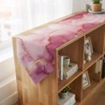 thumbnail image 4 of Marble Crack Table Runner Linen Burlap Table Runner 72 Inches Long Pink Marbe Stone Modern Minimalist Dresser Scarves for Kitchen Island Coffee Dining Room Party Wedding Holiday Decoration 14"x72", 4 of 8