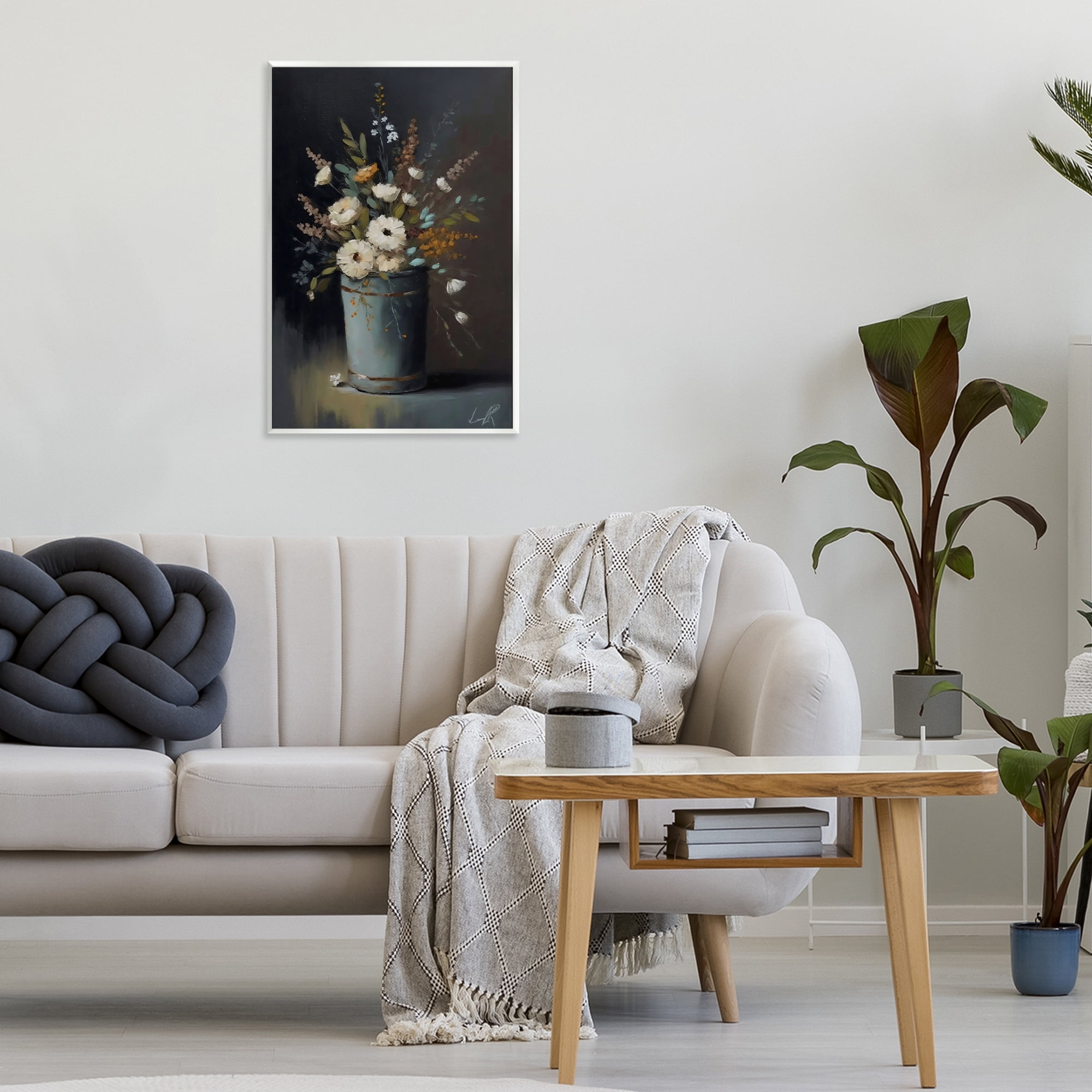 Stupell Industries Rustic Floral Bouquet Bucket Wall Plaque Art, design by Creative Studio
