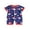 Blue, variant on Bagilaanoe 4th of July Newborn Baby Boys One-pieces Stars Print Short Sleeve Jumpsuit 3M 6M 12M 18M Infant Romper Independence Day Clothing