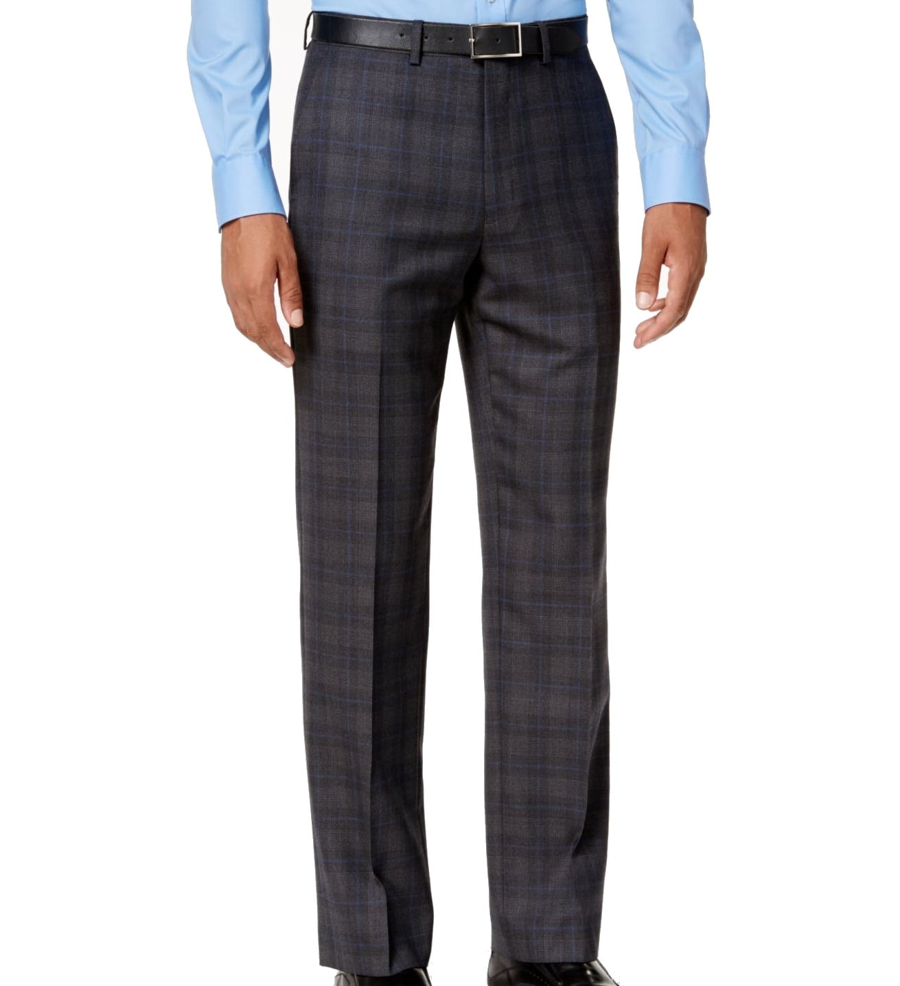 plaid pants with stripe mens