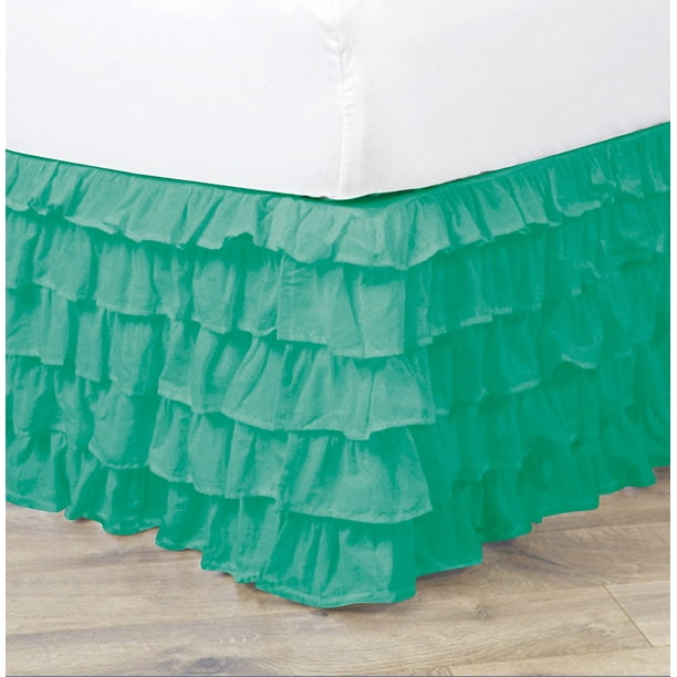Empire Home Pleated Ruffled Bed Skirt Solid Dust Ruffle All Sizes