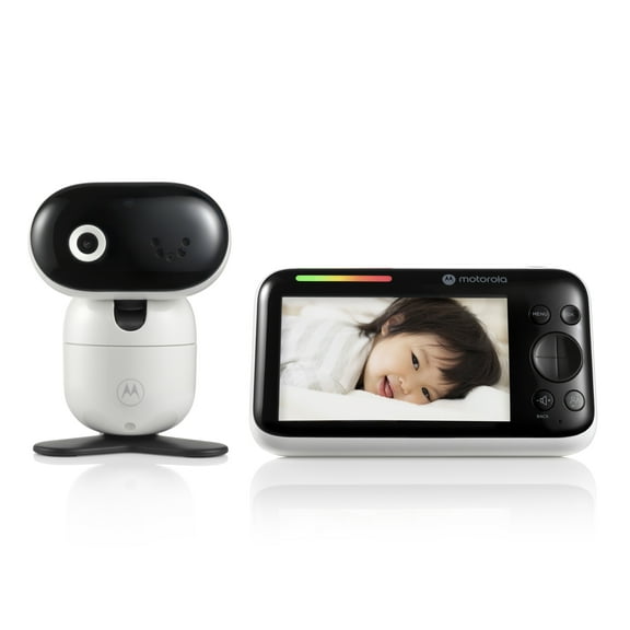 Motorola Baby Monitor PIP1610 HD Connect - 5" Wi-Fi Video Baby Monitor with Camera, Wall Mount, 1080p, Smart Phone Nursery App, 1000ft Range, Two-Way Audio, Remote Pan-Tilt-Zoom, White