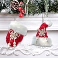 thumbnail image 7 of Luoshdecor Santa Hat Gloves Christmas Tree Hanging Ornaments,Snowflake Plush Cuff Winter Ornaments for Holiday Winter New Year Party Supplies, 7 of 7