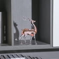 thumbnail image 4 of nvzhuang Acrylic Deer Statue Home Ornaments Elk Figurines Decoration Lucky Animal Sculpture for Holiday Centerpiece, 4 of 8