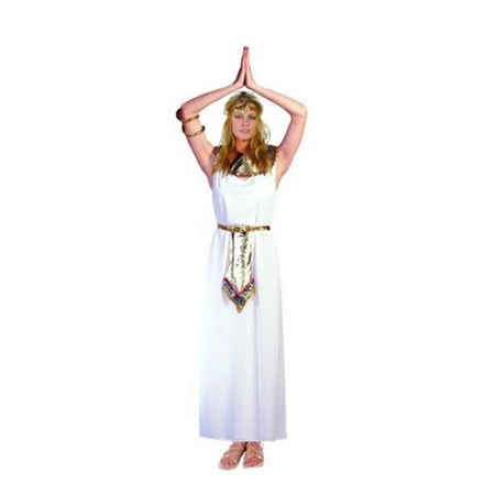White Gown Cleopatra Woman Costume - Size 8-10