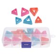 thumbnail image 2 of CIMAXIC 18 Pcs Handmade Diy Knitting Tool Set Needle Anti-skid Triangle Rubber Needle Parts with Storage Box,0.47"X0.47"X0.39", 2 of 5