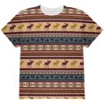 thumbnail image 1 of Autumn Moose Adirondack Pattern All Over Youth T Shirt Multi YMD, 1 of 2