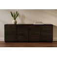 thumbnail image 2 of Flagstaff 4-Door Sideboard in Modern Barista Brown Finish on Solid Wood, 2 of 5
