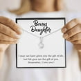 thumbnail image 6 of Gonlux Bonus Daughter - I Love You - Alluring Beauty Necklace, Necklace With Card, Step Daughter Gift, Adoptive Daughter Necklace, Bonus Daughter, 6 of 7