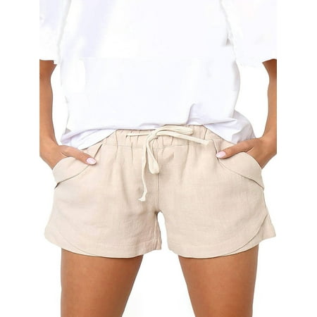 

Women Summer Pajamas Shorts Lightweight Oceanside Beach Shorts Casual Elastic Waist Shorts