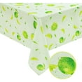 thumbnail image 2 of Fruit Lemon Tablecloth,Polyester Green Table Cloth,Waterproof and Wrinkle Resistant, Washable Spring Summer Table Cover for Dinning Room Tabletop (60X84 Inch,Rectangle), 2 of 6