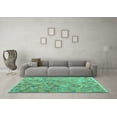 thumbnail image 3 of Ahgly Company Indoor Rectangle Southwestern Turquoise Blue Country Area Rugs, 8' x 12', 3 of 4