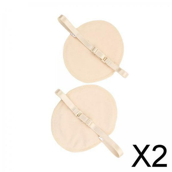 Runquan 2X 2x Underarm Armpit Sweat Pads Washable Absorbing Anti Odor Sheet with 2 Pcs