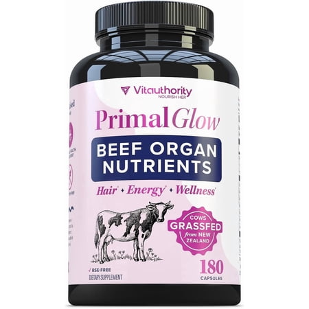 Grass-Fed Beef Organ Supplement for Women – New Zealand Sourced Bovine | Liver, Heart, Kidney & Bone Marrow | Supports Energy & Wellness | 30 Servings