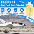 thumbnail image 4 of Depósito de Combustible Gasolina Botella de Plástico Transparente 1600CC CNC para Avión RC Gas y Nitro, 4 of 5