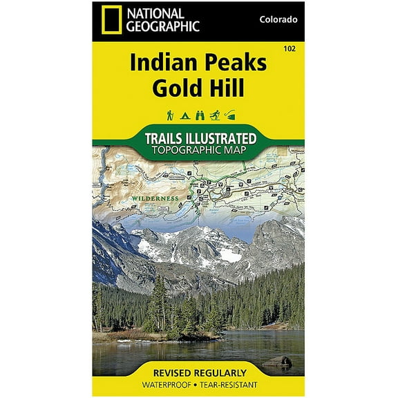 National Geographic Trails Illustrated Map: Indian Peaks / Gold Hill #102 - Explore the Colorado Rockies with Confidence!