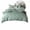Green, variant on Yoloke Duvet Cover King Size, 3 Piece Washed Cotton 1 Duvet Cover with Zipper and 2 Pillowcases, Ultra Soft and Easy Care Breathable Cozy Bedding Set