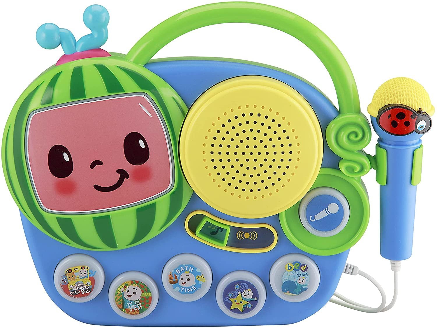 eKids Toy Singalong Boombox with Microphone for Toddlers