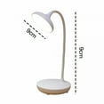 thumbnail image 2 of LAMIRO Led Desk Lamp with Usb Ports, Touch Desk Lamps for Home Office with 3 Brightness Desk Light with Small Night Light, Reading Lamp Table Lamp for Bedroom Bedside Study（White）, 2 of 7