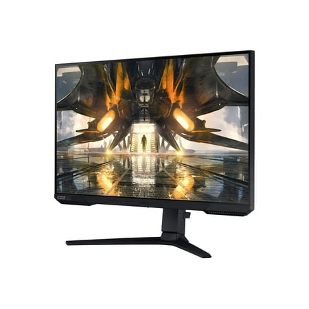Samsung - Odyssey 27” IPS LED QHD FreeSync Premium & G-Sync Compatible Gaming Monitor with HDR (Display Port, HDMI) - Black