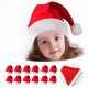 thumbnail image 2 of Sombrero De Papá Noel, Paquete De 12, Sombrero De Papá Noel Relleno, Disfraz De Navidad Para Adultos, Artículos Para Fiestas Navideñas, 2 of 8