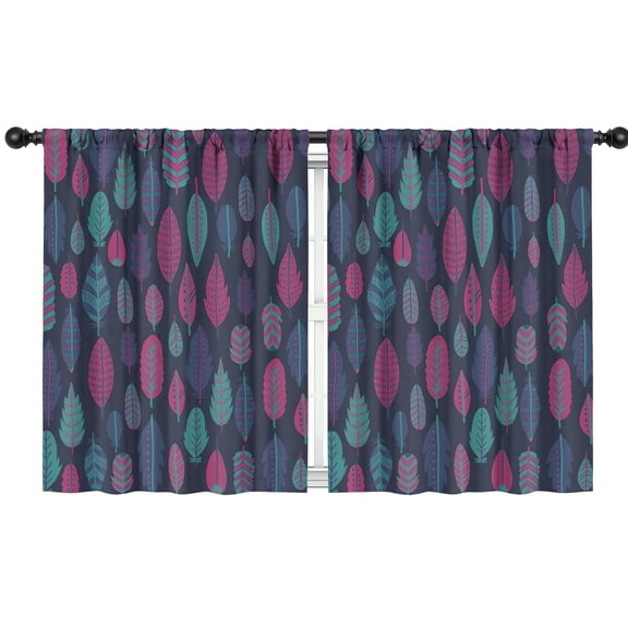 Blackout Kids Curtains,Boho Bohemia Flower Childrens Insulated Curtains Set Of 2,Bedroom Essentials,Toddler Room Decor 42"x54"(106x137cm)
